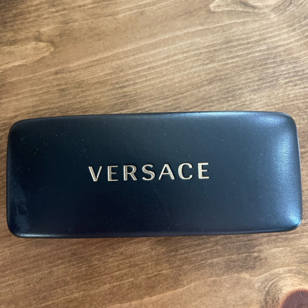 Versace Black Eyeglasses w/Case